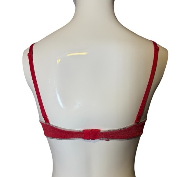 VICTORIA'S SECRET UPLIFT SEMI DEMI Red 32B Bra - Picture 4 of 8